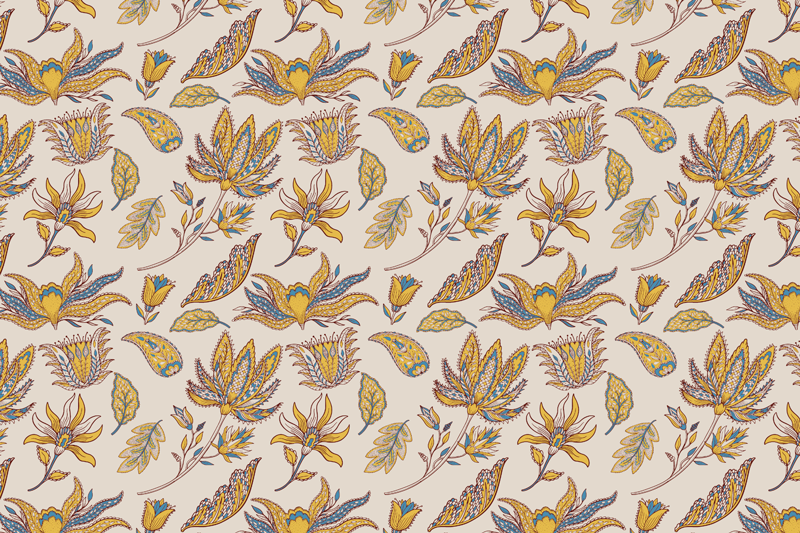Tischsets originell mit botanischem blattmuster - TenStickers