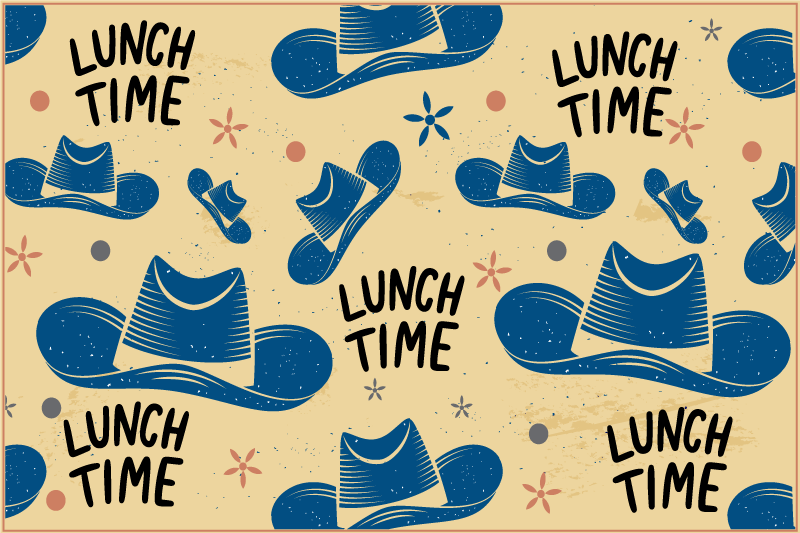 Tischsets originell für die mittagspause - TenStickers