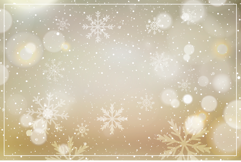 Tischset weihnachten mit festlichem schneeflockenmotiv - TenStickers