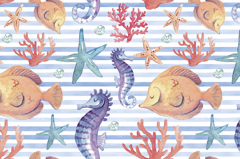 Tischsets originell unterwasser themen deko - TenStickers