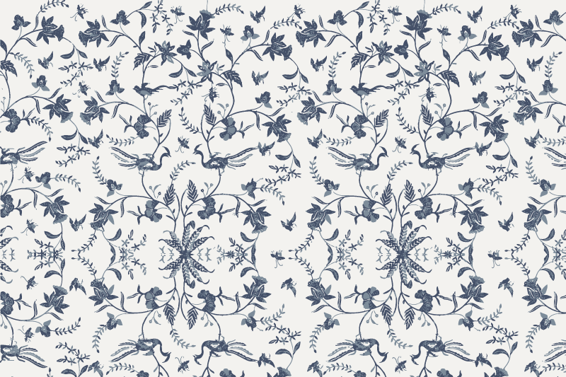 Tischset textur elegante florale inspiration - TenStickers
