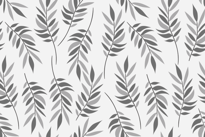 Tischset textur mit elegantem blattmuster - TenStickers