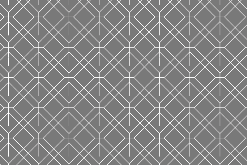 Tischset modern mit stilvoller geometrischer oberfläche - TenStickers