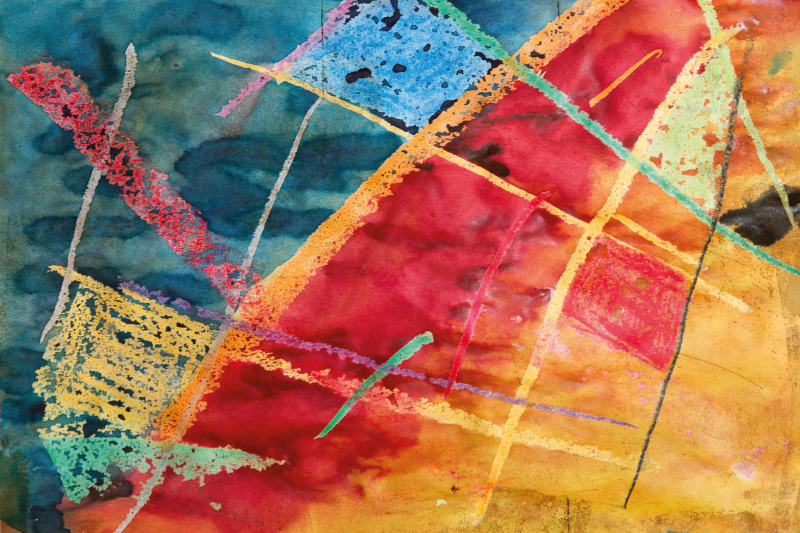 Tischsets originell Wachsmuster - TenStickers