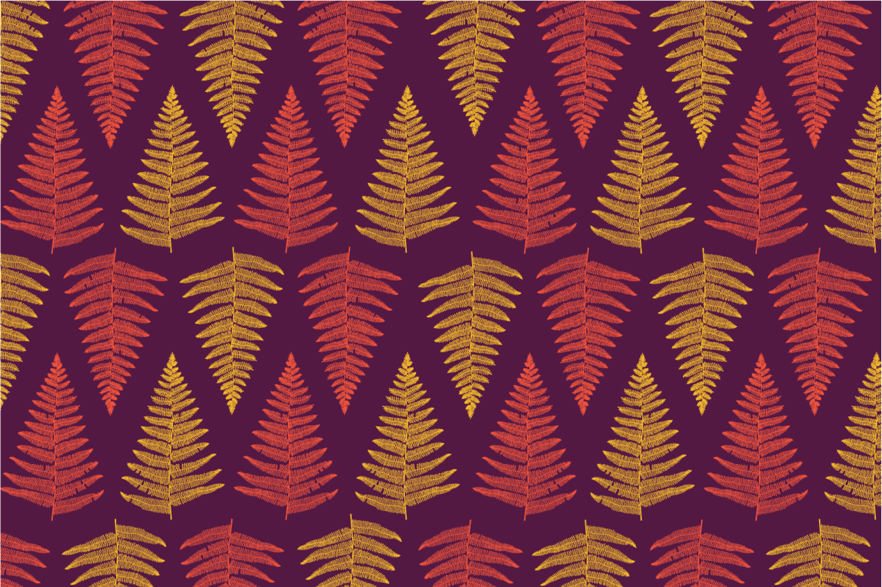 Tischset textur mit blattmuster hintergrund - TenStickers