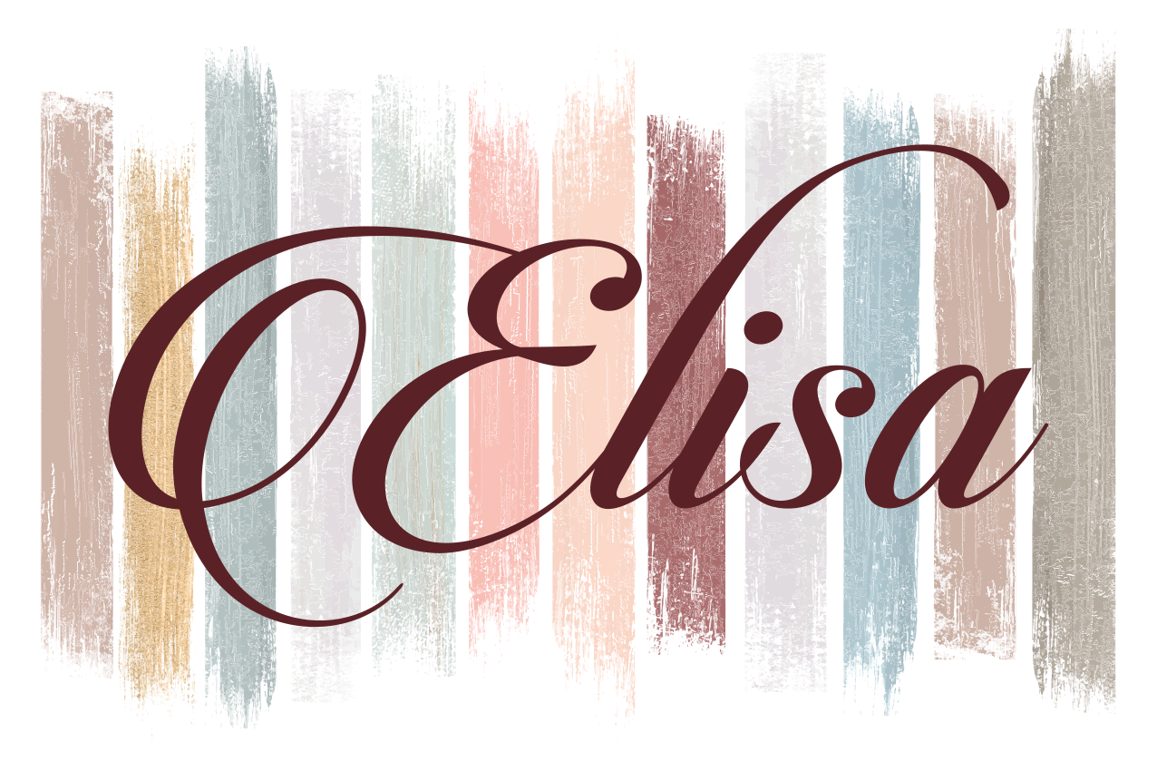 Tischsets originell Erdfarbene pinselstriche - TenStickers