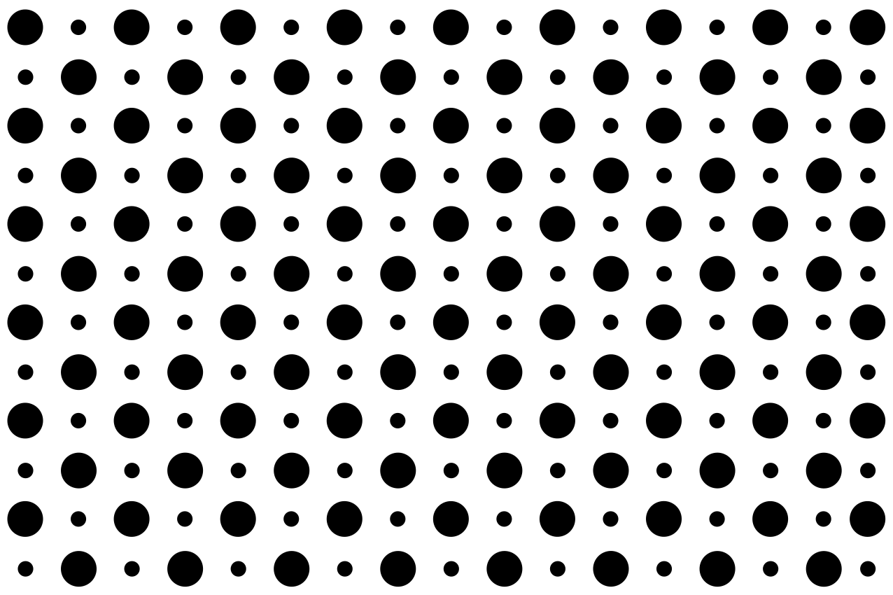 Tischset textur mit schwarzen punkten - TenStickers