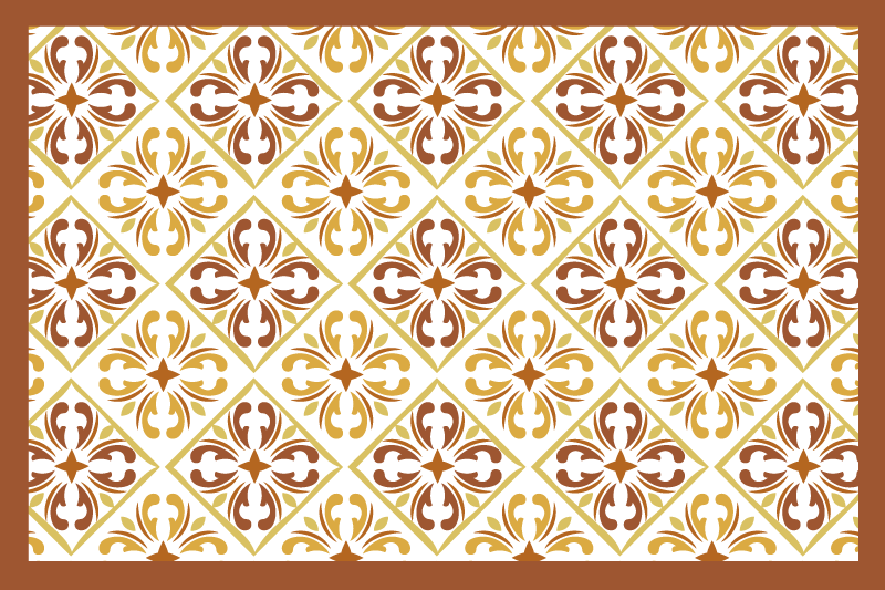 Tischset textur elegantes geometrisches muster - TenStickers