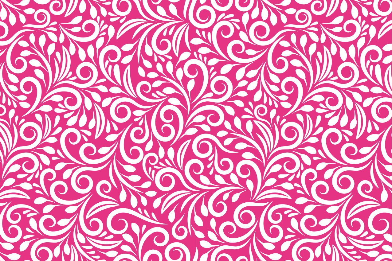 Tischset textur mit floralem wirbelmuster - TenStickers