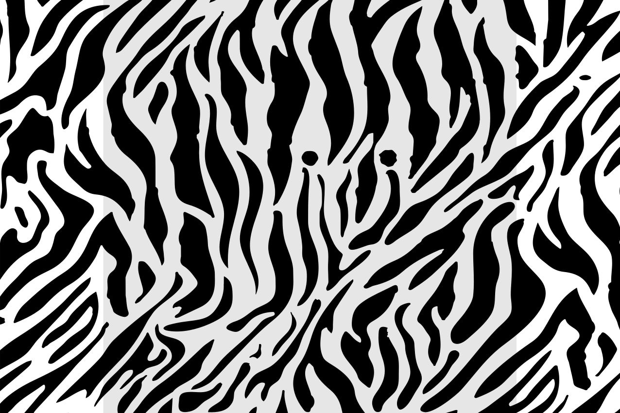 Tischset textur mit zebra-print-oberfläche - TenStickers
