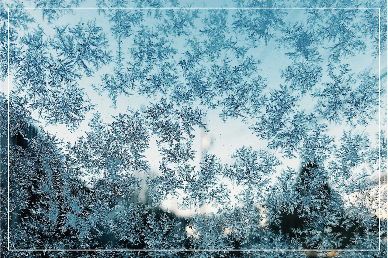 Tischset textur frosted ice muster - TenStickers