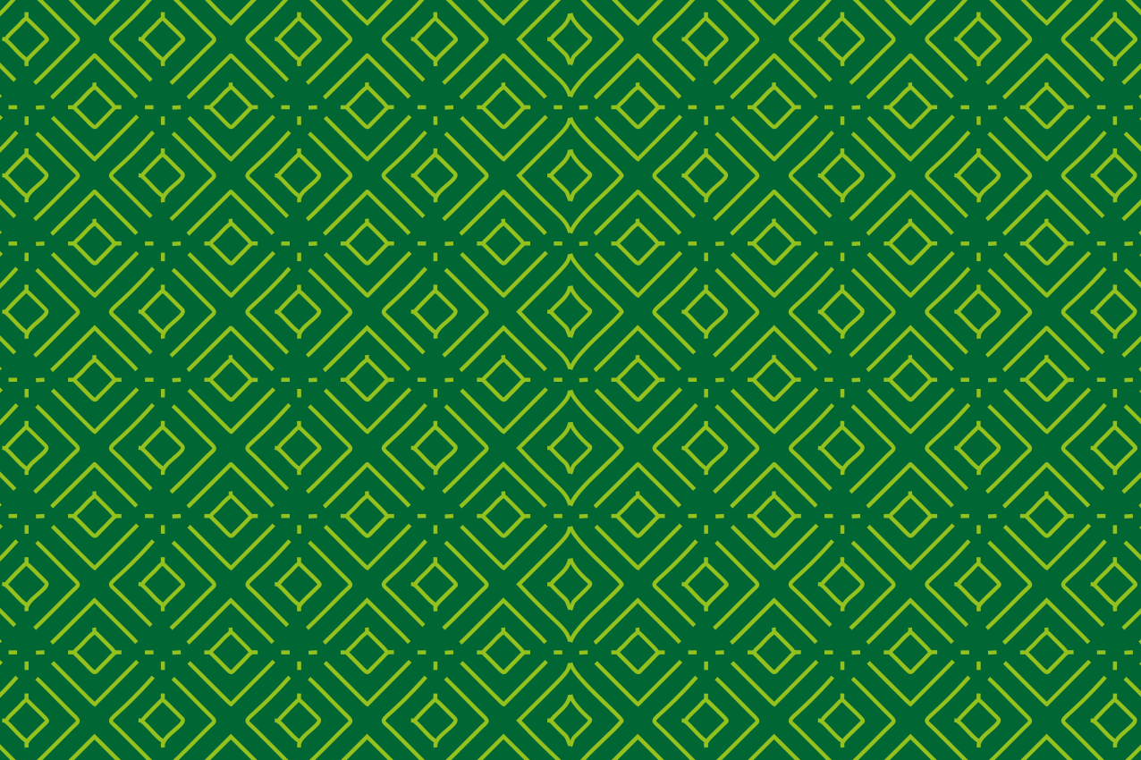 Tischset textur geometrisches grünes muster - TenStickers