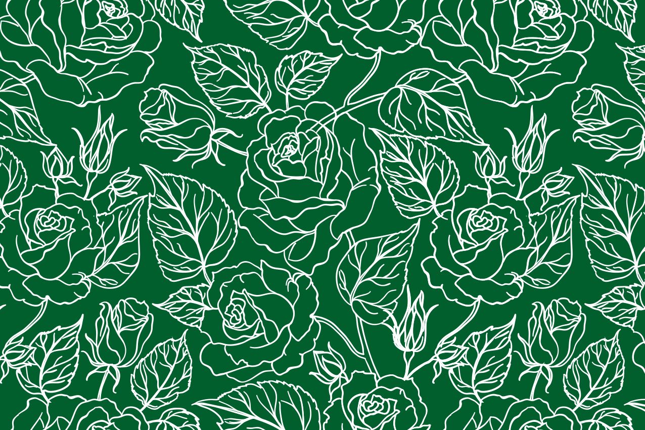 Tischset textur anmutige botanische arrangements - TenStickers