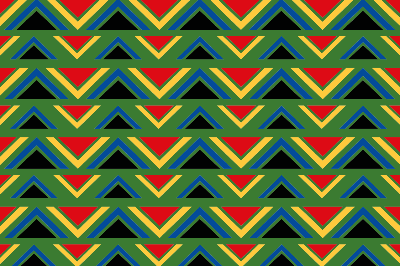 Tischsets originell im lebhaften geometrischen stil - TenStickers