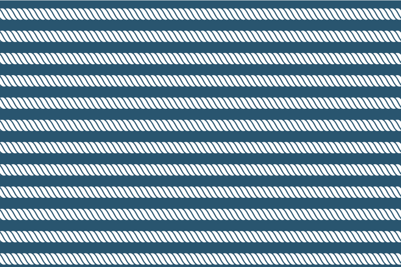 Tischset modern mit maritimem streifenmuster - TenStickers
