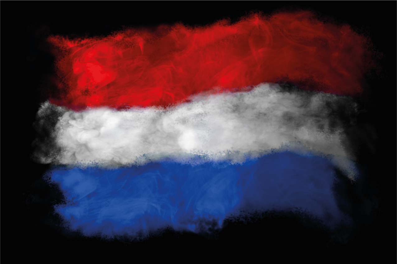 Tischsets originell im design der niederländischen flagge - TenStickers
