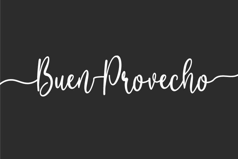 Tischset text elegante essensaffirmation - TenStickers