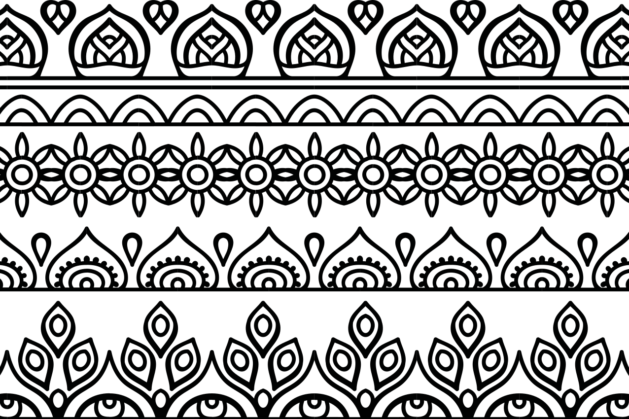 Tischset textur mit botanischem druckmuster - TenStickers