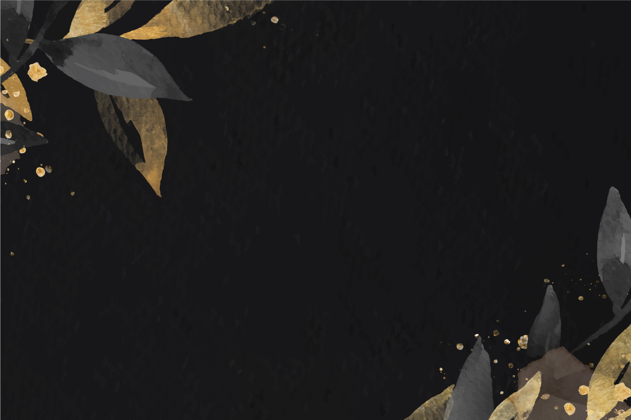 Tischset elegant mit raffinierten blattmotiven - TenStickers