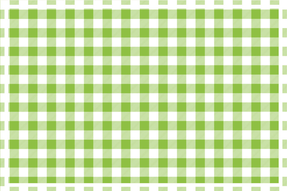 Tischset textur mit grünem karomuster - TenStickers