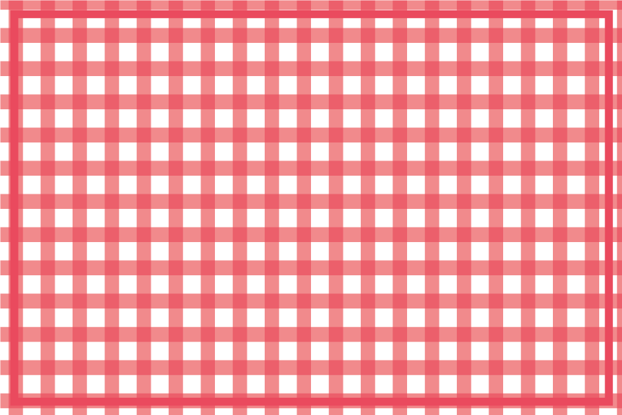 Tischset textur kariertes rotes muster - TenStickers