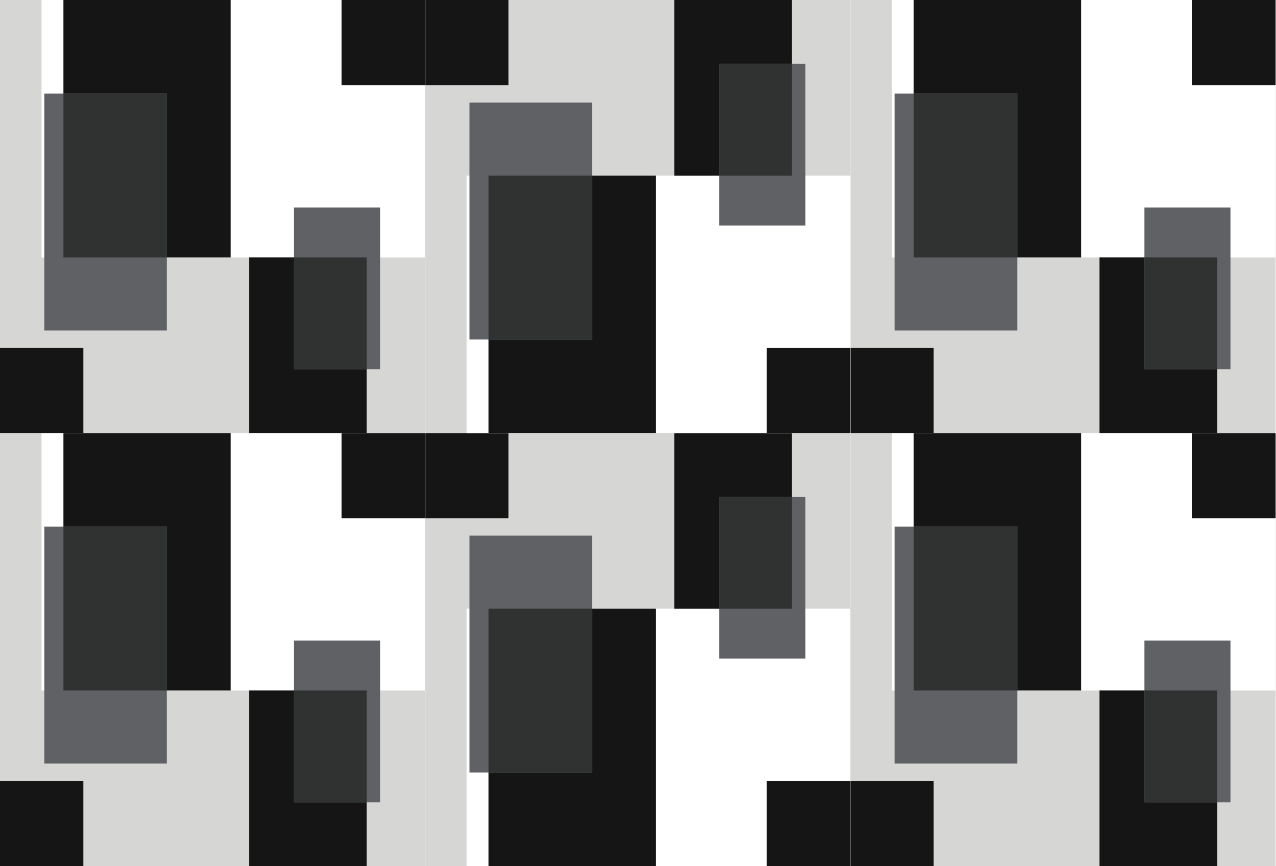 Tischset modern mit zeitgenössischem geometrischen muster - TenStickers