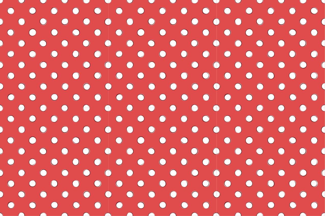 Tischsets originell mit punktmuster - TenStickers