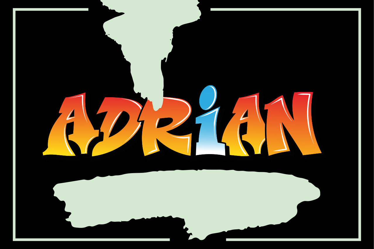 Tischset mit Namen Der graffiti-buchstabe deines namens - TenStickers