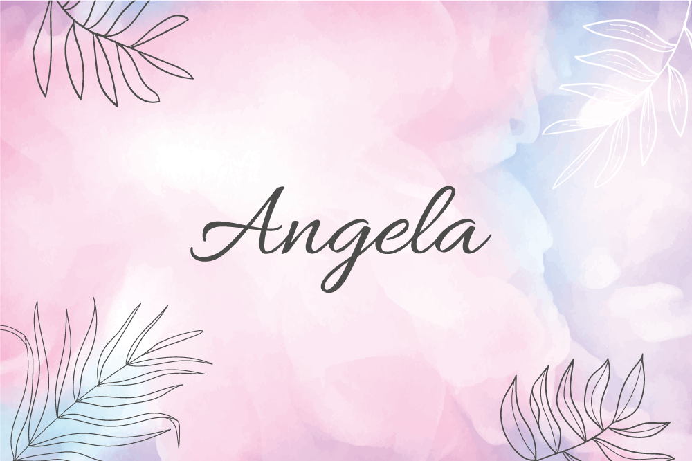 Tischset mit namen elegantes blumendekor - TenStickers