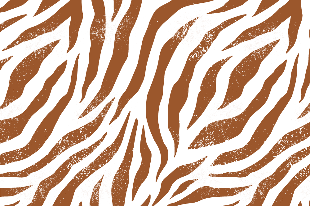 Tischset textur zebra-muster tischdecke - TenStickers