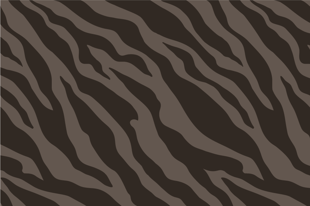 Tischset textur mit zebramuster - TenStickers