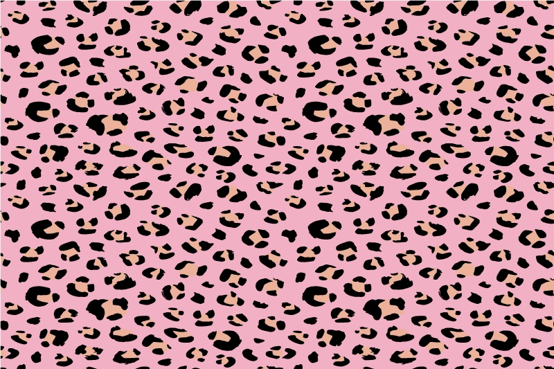 Tischsets originell im leopardenmuster design - TenStickers