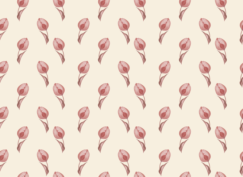 Tischsets originell mit zartem blumenmuster - TenStickers