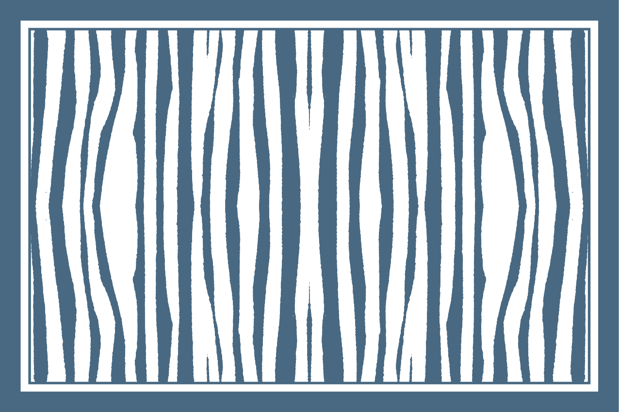 Tischset textur mit zebra-streifen-motiv - TenStickers