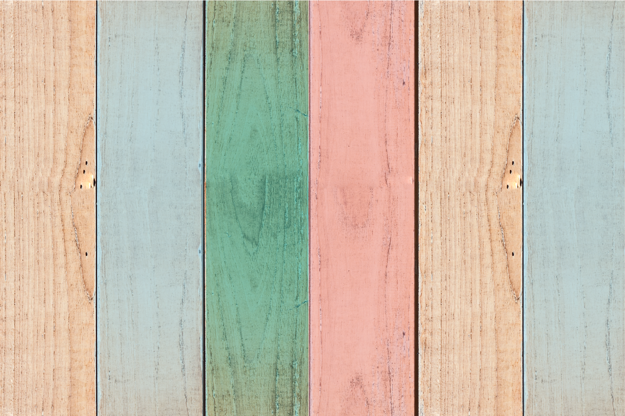 Tischset Textur Strukturierte bunte holzbretter - TenStickers