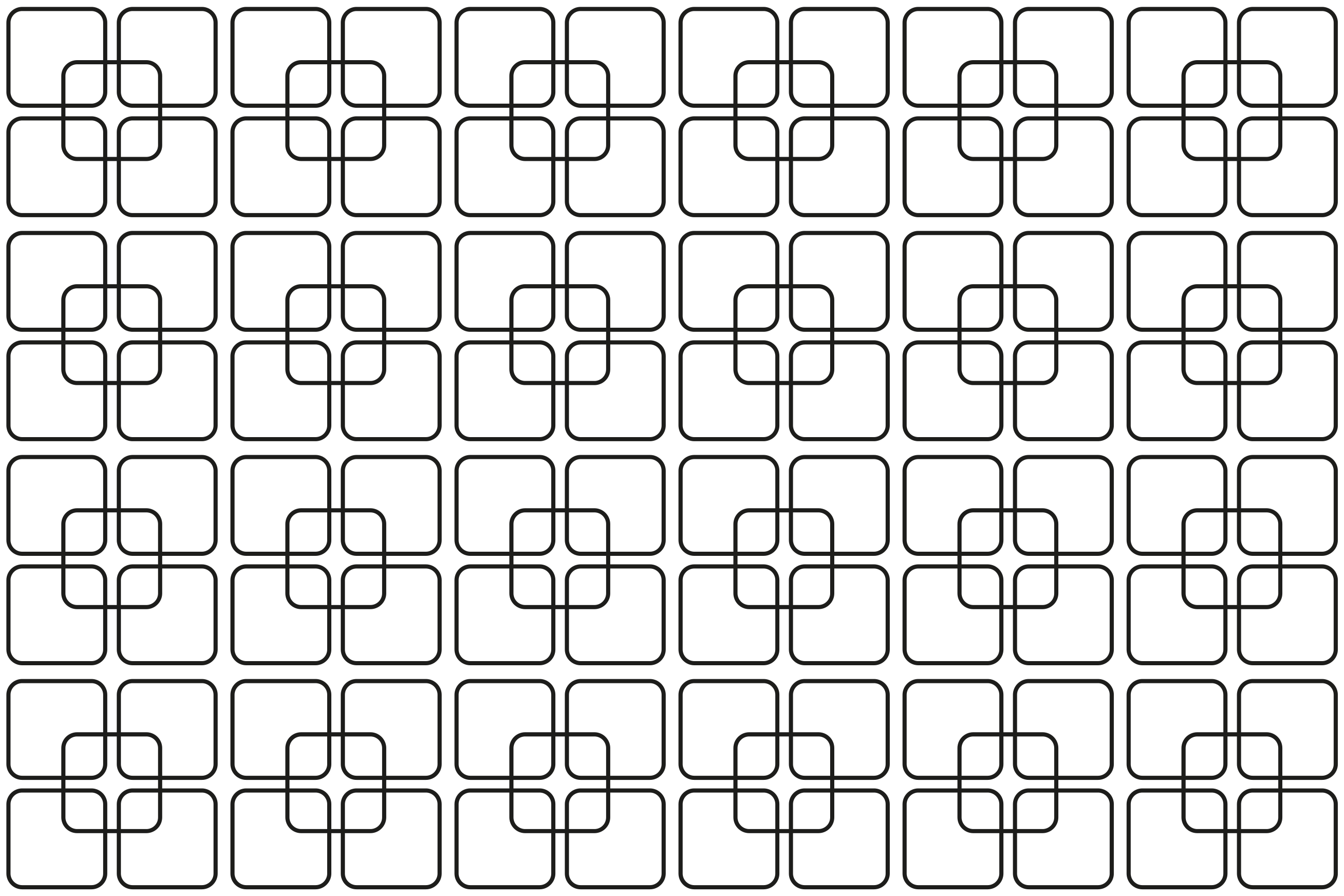 Tischset textur mit geometrischem muster - TenStickers