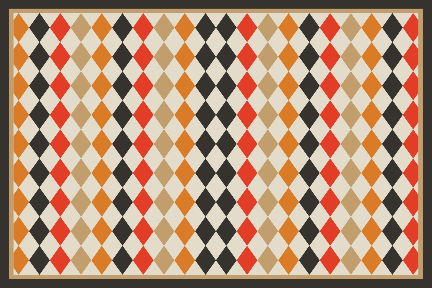Tischset modern mit anspruchsvollem geometrischen design - TenStickers