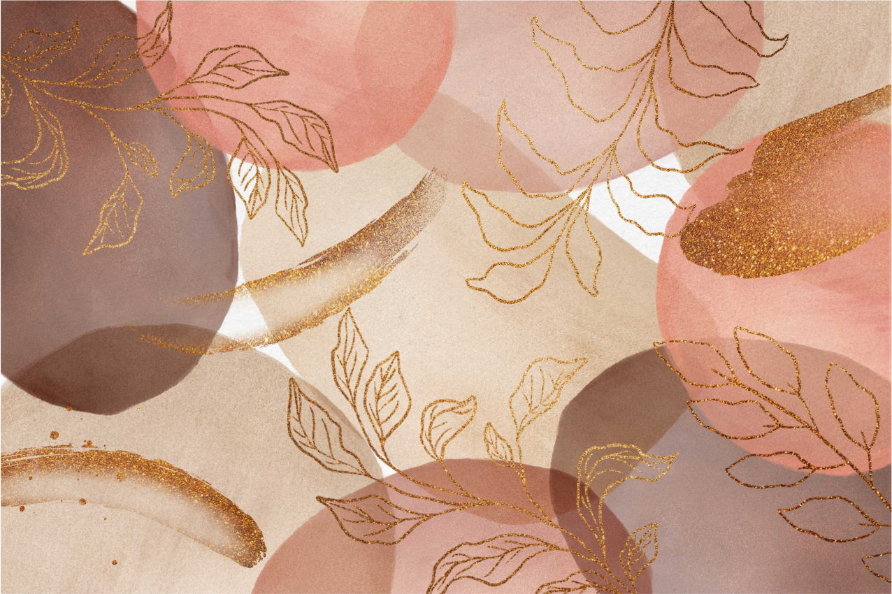 Tischset elegant Abstraktion im glamour-stil - TenStickers