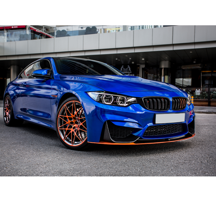 Personalisierte Fototapete Sportwagen - TenStickers