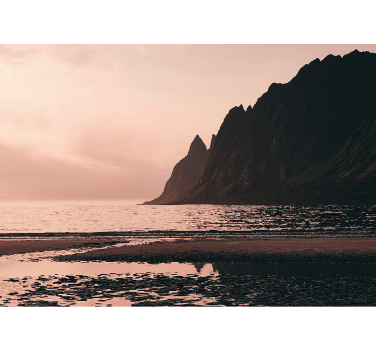 Fototapete Landschaft küstenhorizontblick - TenStickers