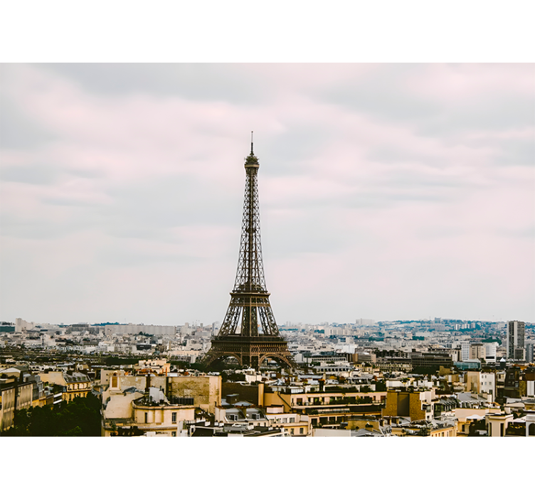 Fototapete paris aussicht auf den eiffelturm - TenStickers