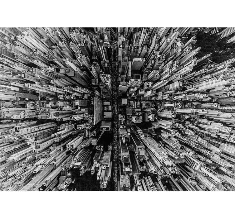 Fototapete Städte städtische luftlandschaft - TenStickers