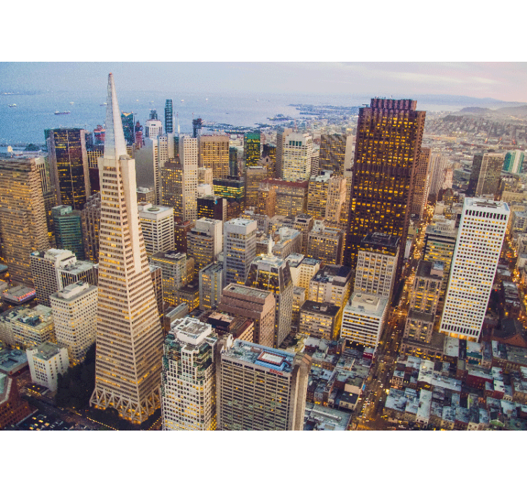 Fototapete städte san francisco skyline - TenStickers