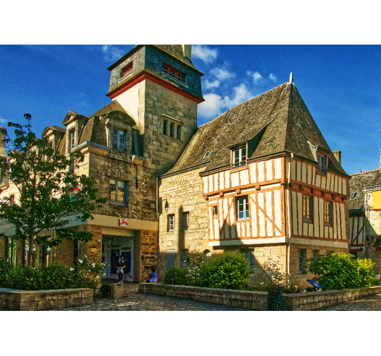 Fototapete städte historische französische architektur - TenStickers