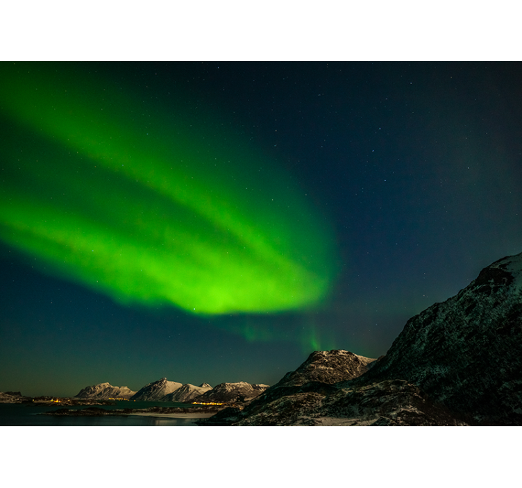 Fototapete Natur Norwegisches nordlicht - TenStickers