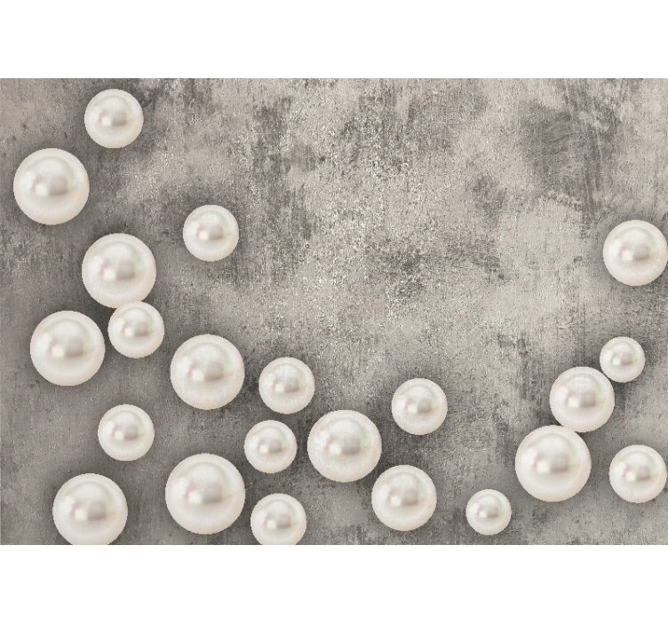 Fototapete muster zartes perlenarrangement - TenStickers