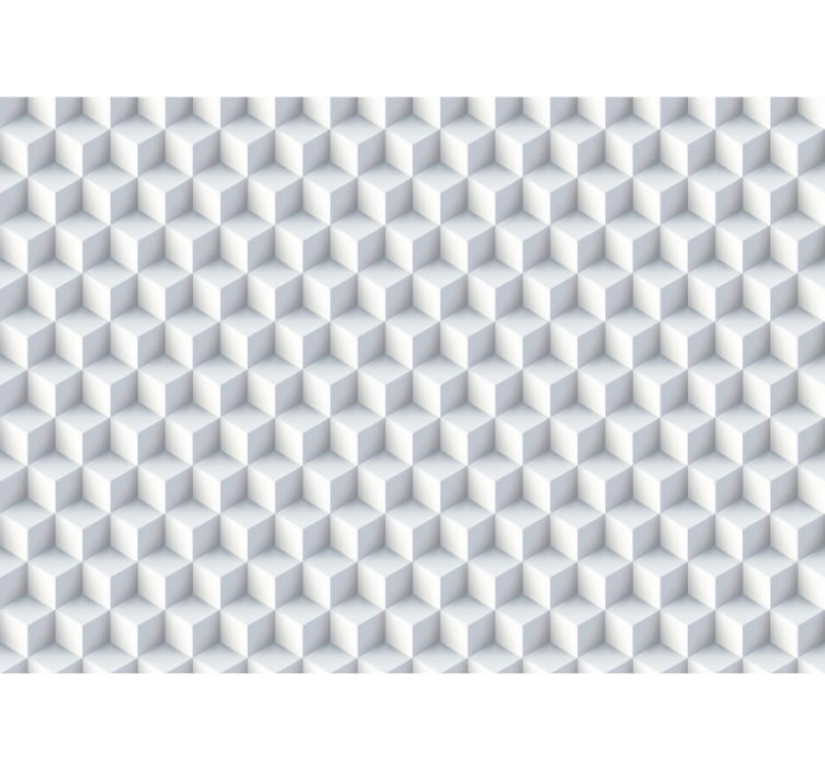Fototapete 3d würfelmuster design - TenStickers