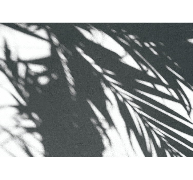 Fototapete natur mit schattigen palmenmustern - TenStickers