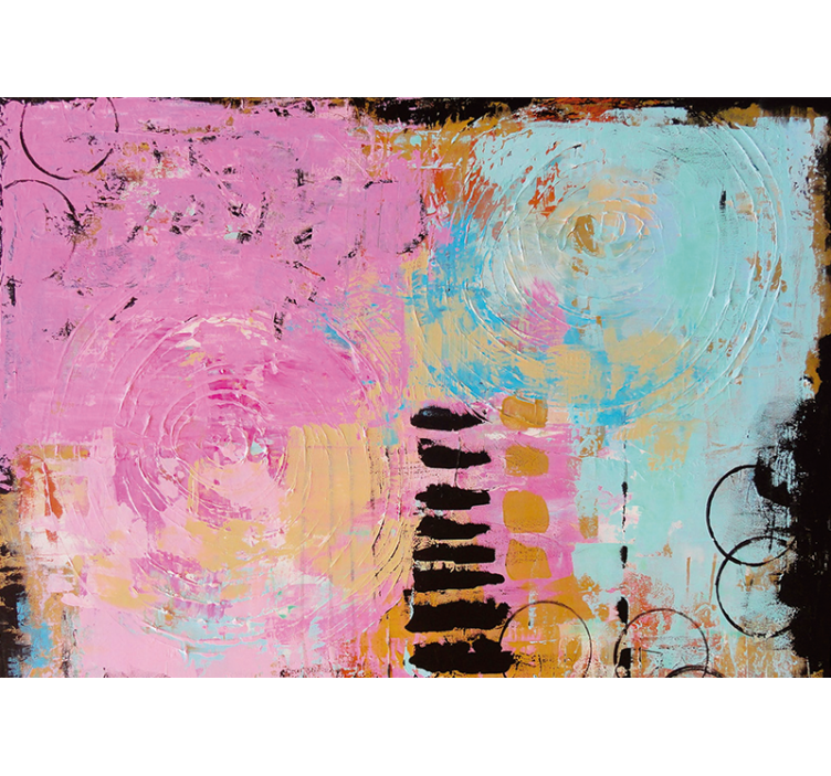 Fototapete abstrakt bunte abstrakte wirbel - TenStickers