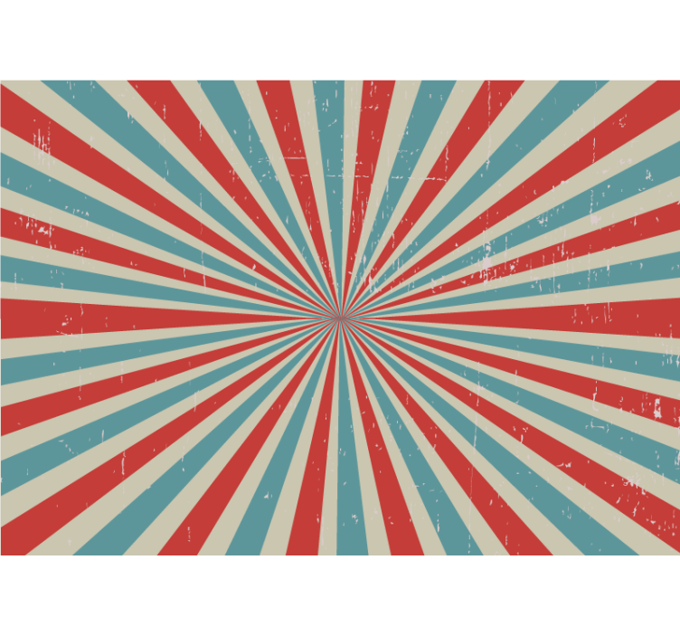 Fototapete graffiti radialer farbexplosion - TenStickers